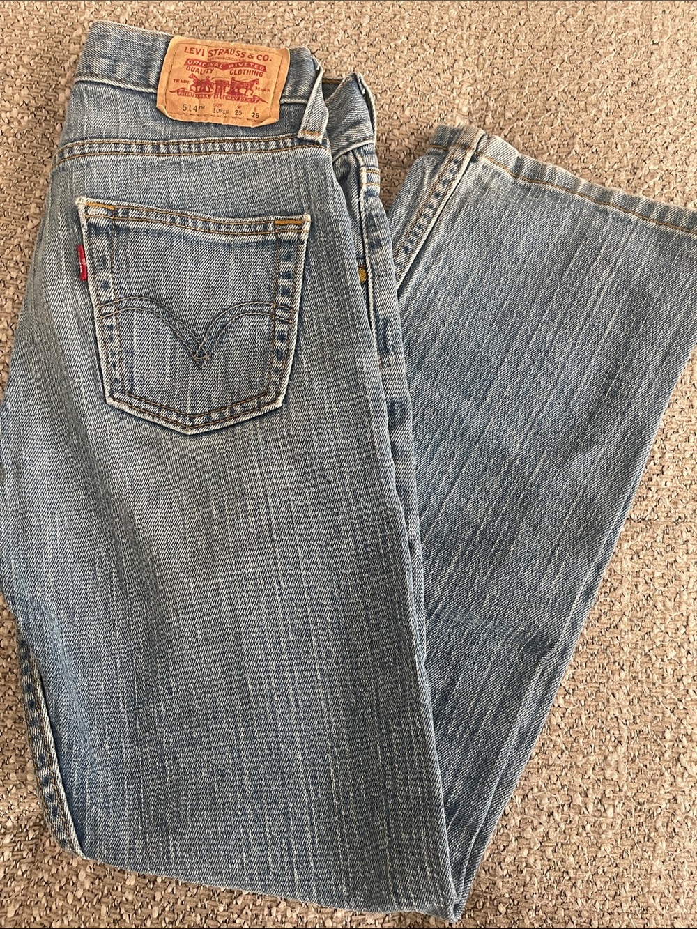 Levi's 514 Light Blue Kids Straight-Leg Jeans